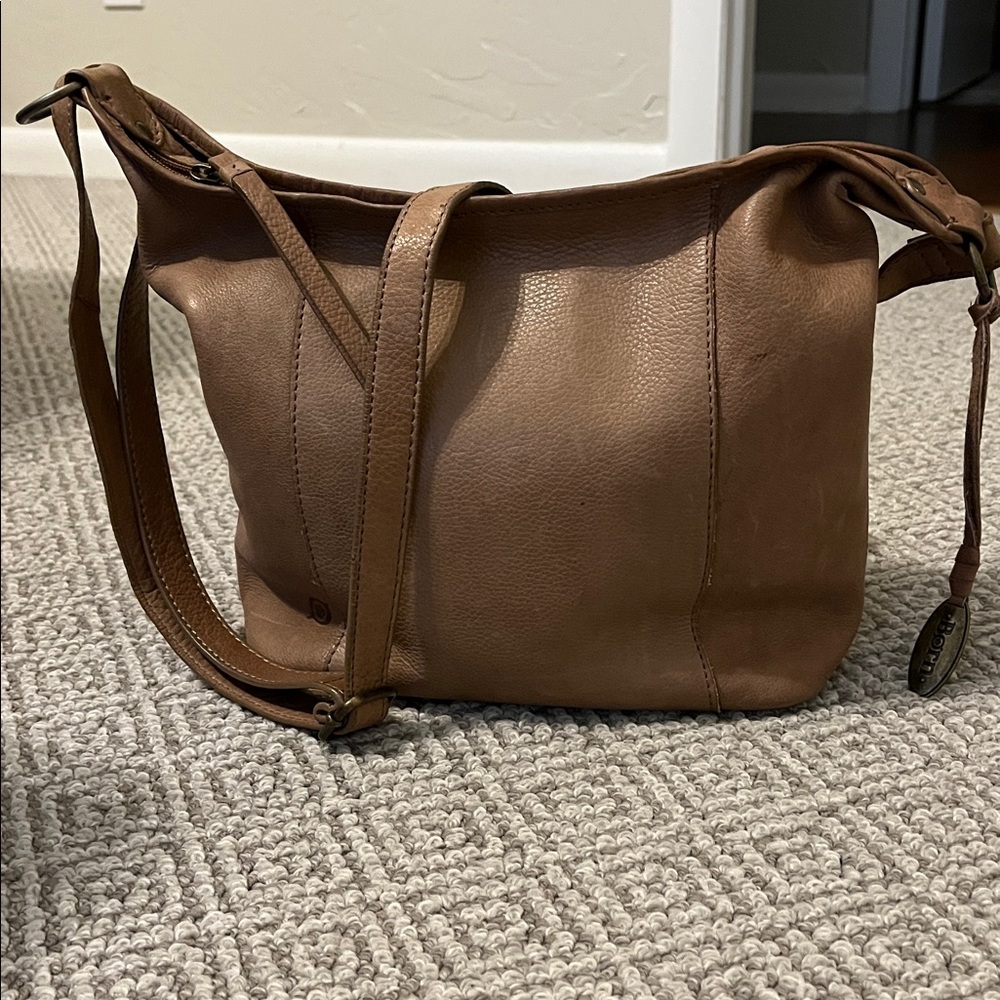 BORN Morley leather crossbody/hobo bag